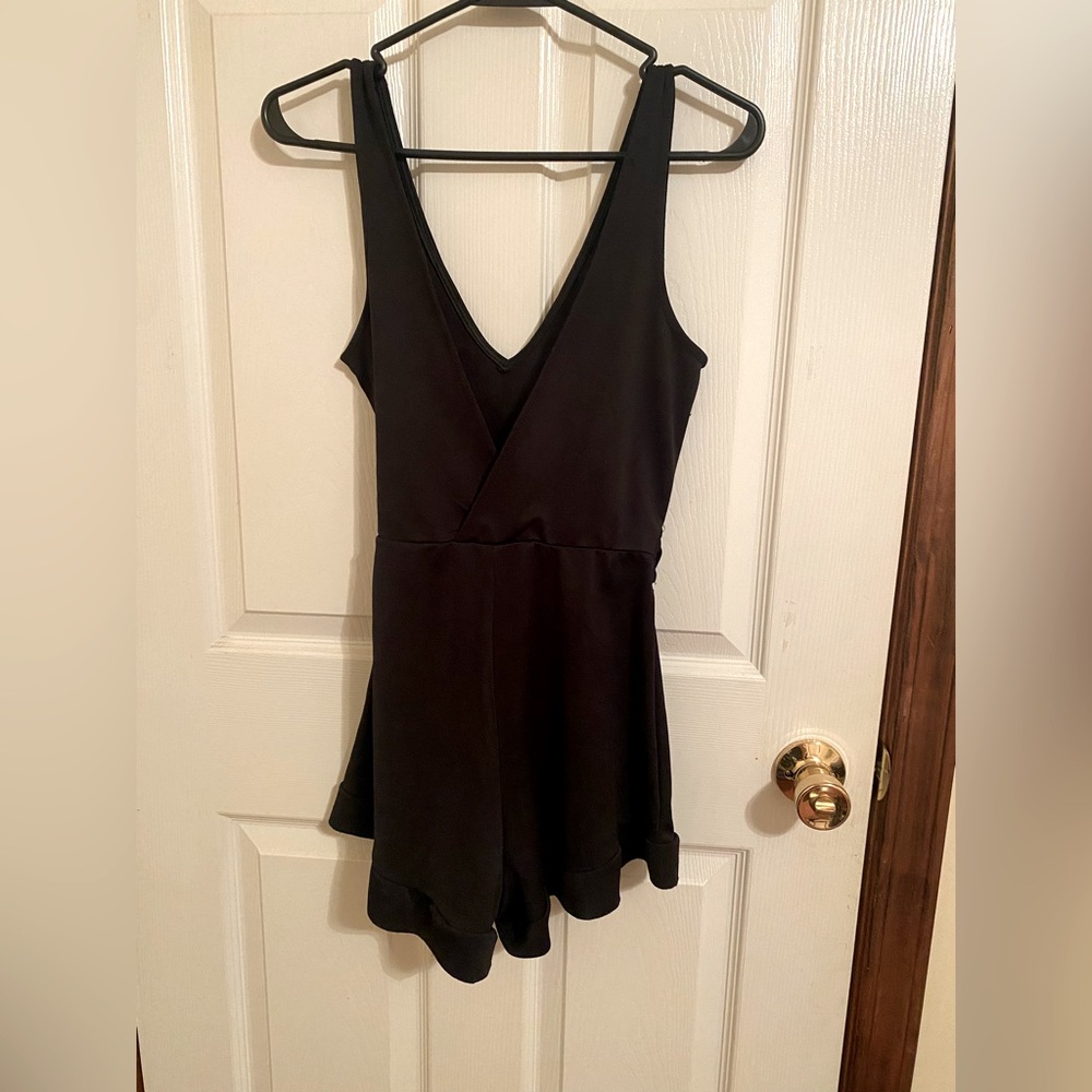 Paradise USA small romper, black